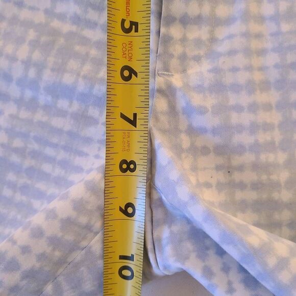GAP Ultra Skinny Womens Blue White Print Stretch Ankle Pants Size 8 - Picture 10 of 14